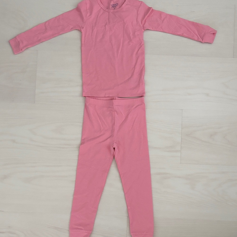 NWT Pink Magnetic Me Pink Pajama Set, 4T